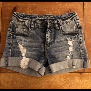 Distressed Cuffed Shorts